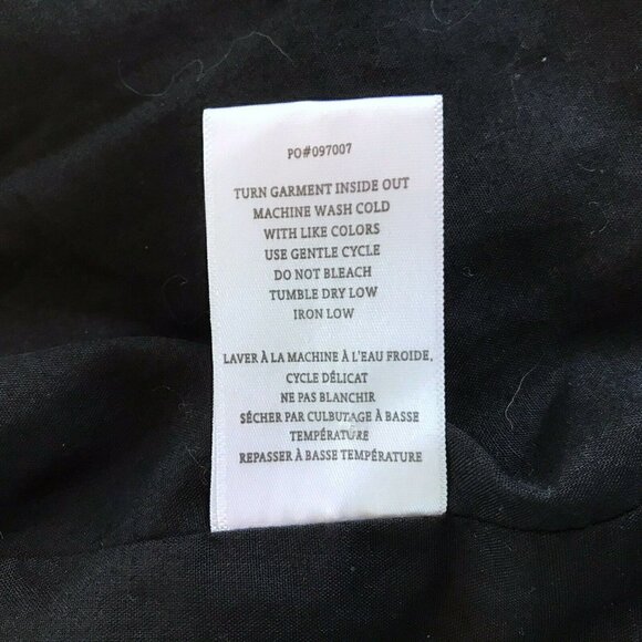 BLANKNYC Women's Sz M Black Tencel Moto Jacket Side Zip Belt Roll Tab Sleeves - Picture 7 of 9